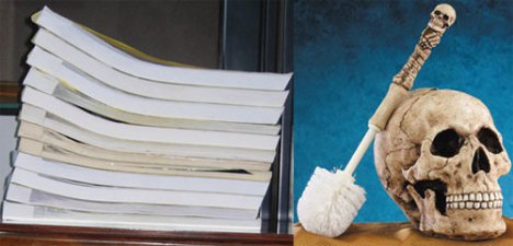 Carta carbone verbali esami scopini teschio